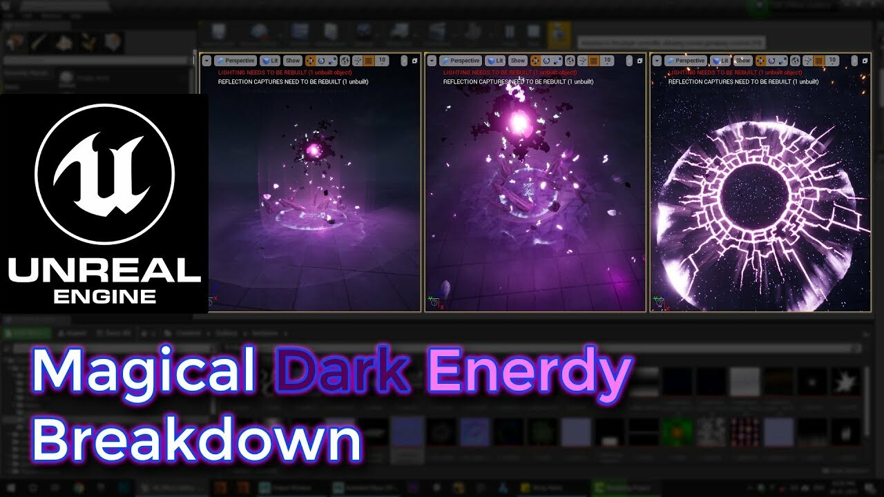 ArtStation - Unreal Engine Magical Dark Energy Breakdown