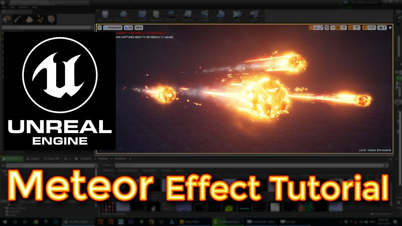 ArtStation - Unreal Engine Meteor Effect Tutorial