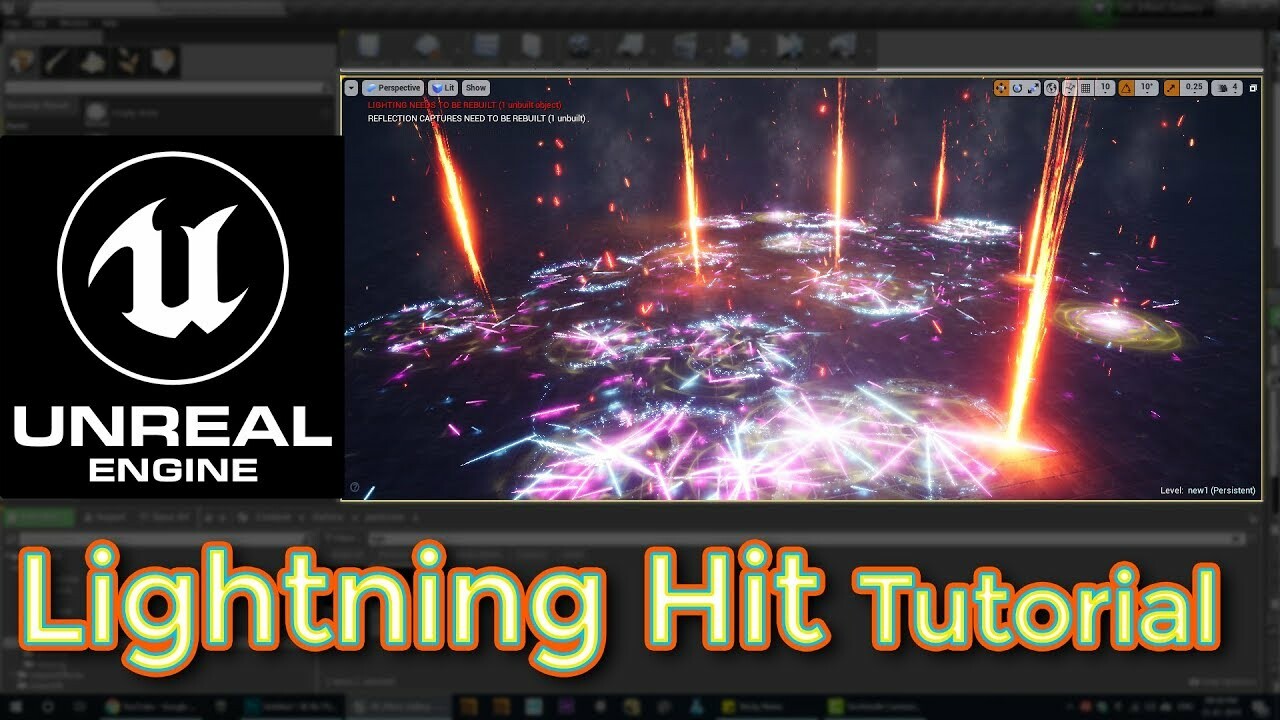 ArtStation - Unreal Engine Lightning Hit Tutorial