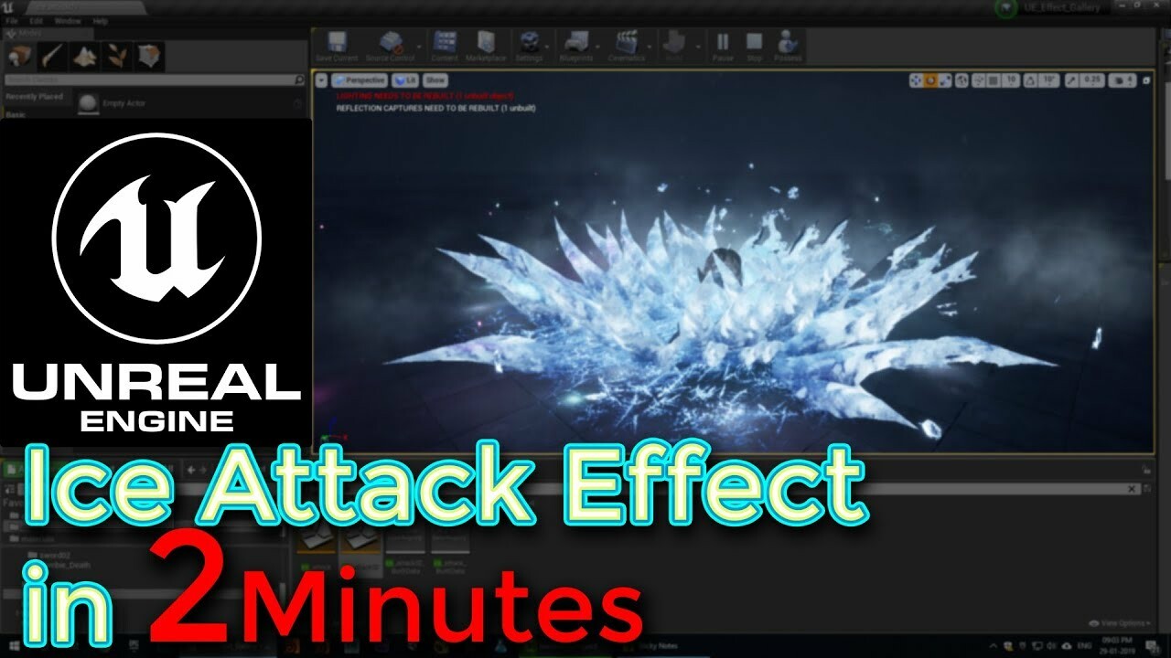 ArtStation - Unreal Engine Ice Attack Effect In 2 Minutes