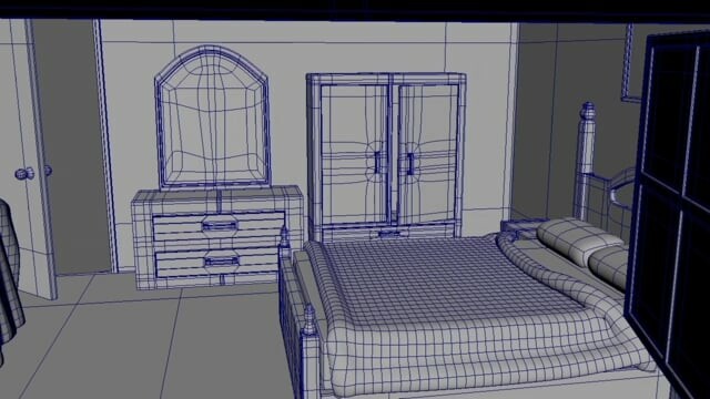 Artstation Bedroom Model