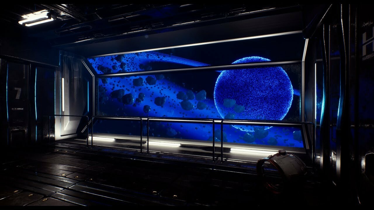 UE4 Science Fiction Corridor -  Environment &amp; Technical Art