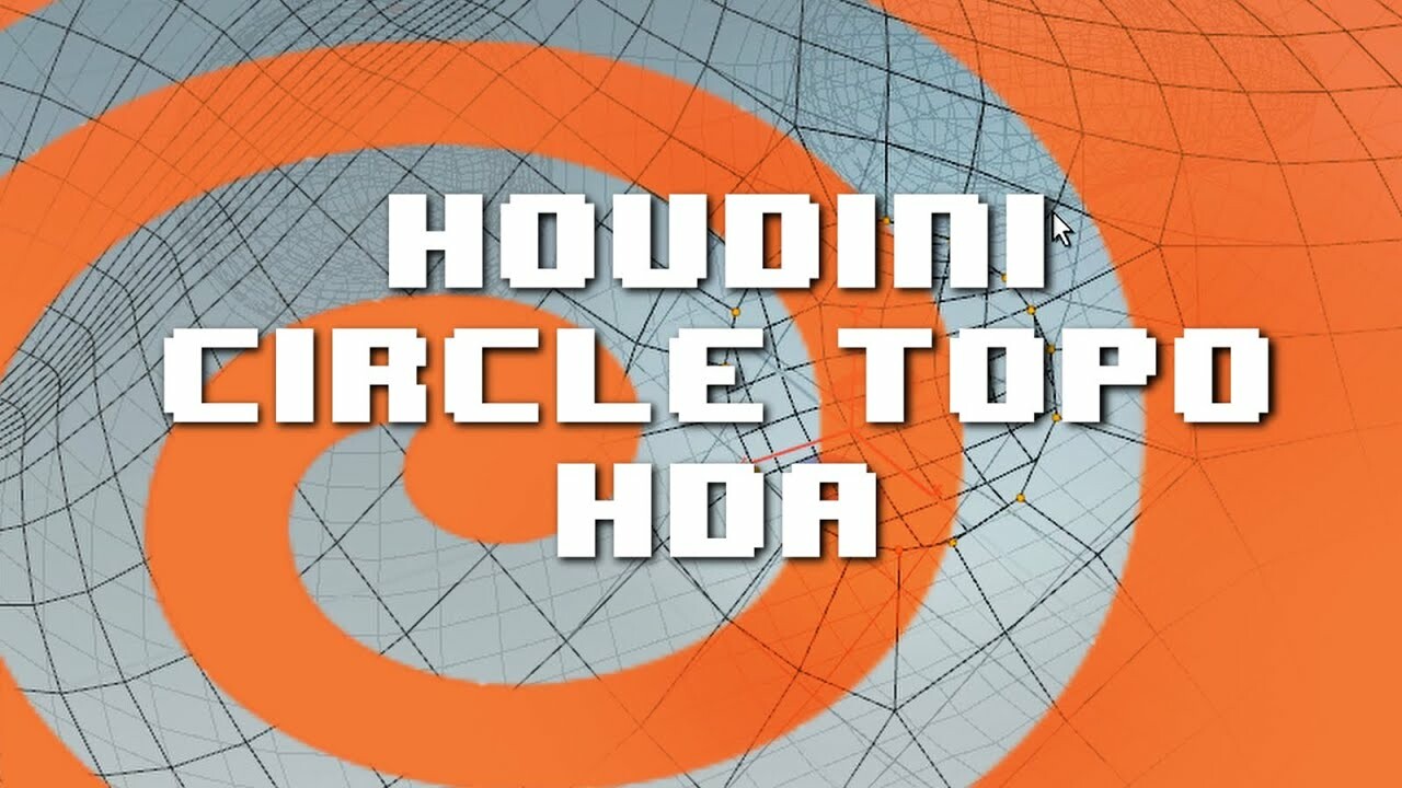 Circle Topo HDA by Psynema: Automatic Circle Boolean Topology in Houdini 