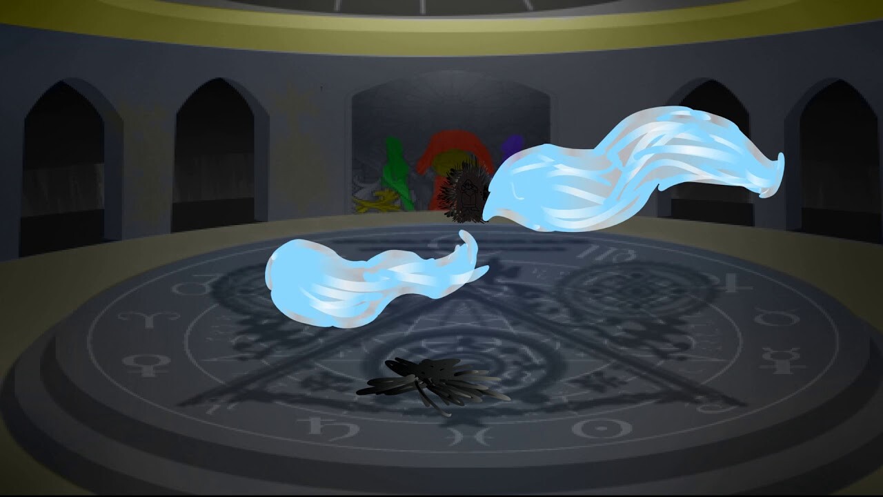 ArtStation - fx Animation_Mage ritual room