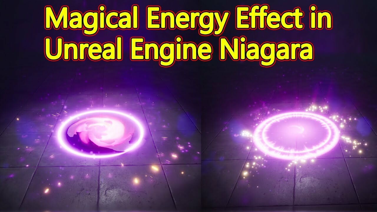 ArtStation - Unreal Engine Niagara Tutorials | Magical Energy Effect