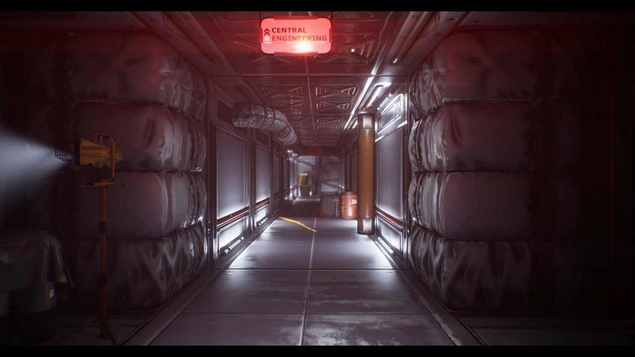 ArtStation - Spaceship scene in Unreal Engine 4