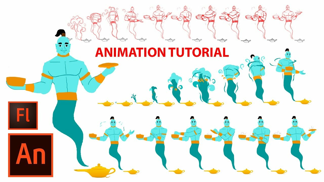 ArtStation - Flash/Adobe Animate CC 2d Animation Tutorial: Explained step  by step for everyone.