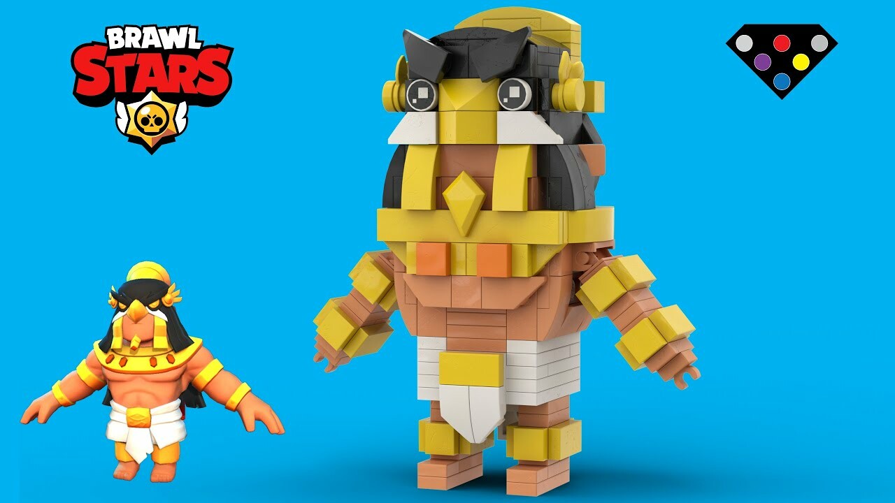Bmd Moc Brawl Stars Lego Horus Bo Skin By Gedi Kor Supercell Make - brawl stars bo skins