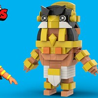 Artstation Lego Brawl Stars Pam Lego Moc Bmd Moc - brawl stars bo remodel