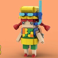 Artstation Lego Brawl Stars Leon Shark Leon Skin Bmd Moc - lego brawl stars brickheadz