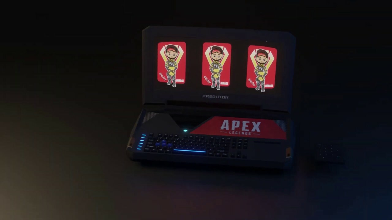 ArtStation i modeled Asus predator 21x