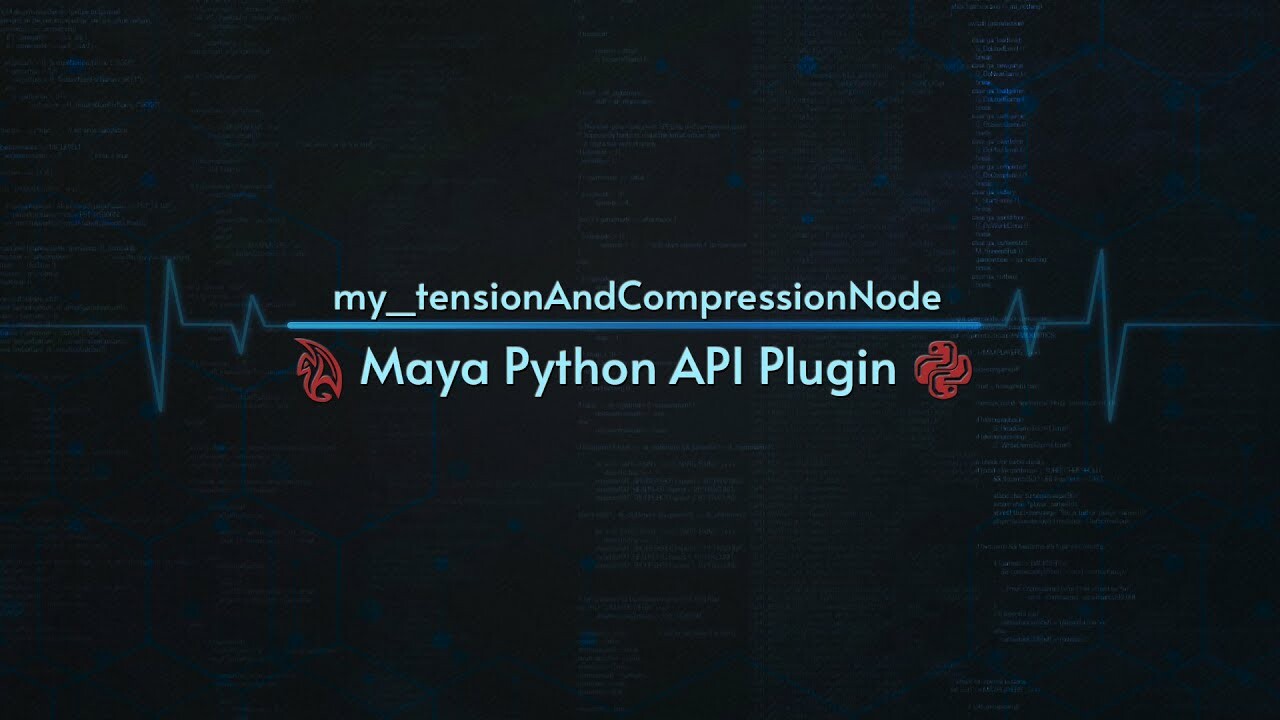 ArtStation - my_tensionAndCompressionNode : Maya Python API Plugin