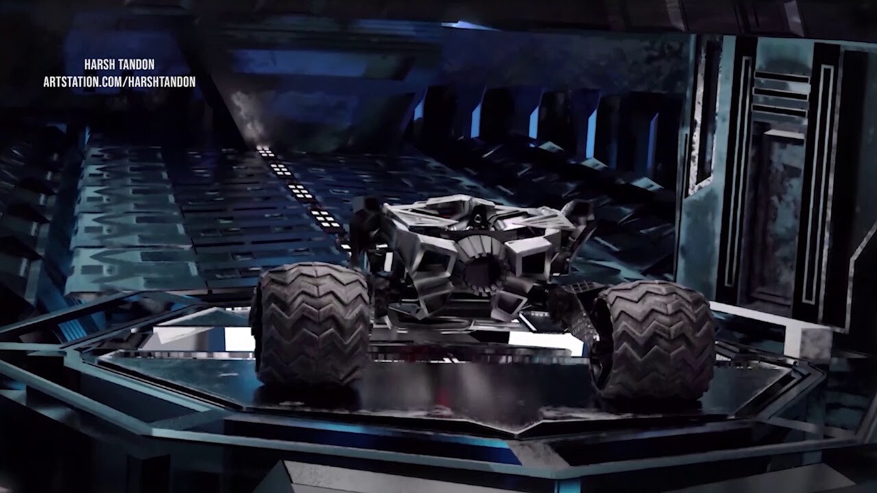 ArtStation (VIDEO) BATMOBILE TRANSFORMATION, BAT mode to BATTLE mode