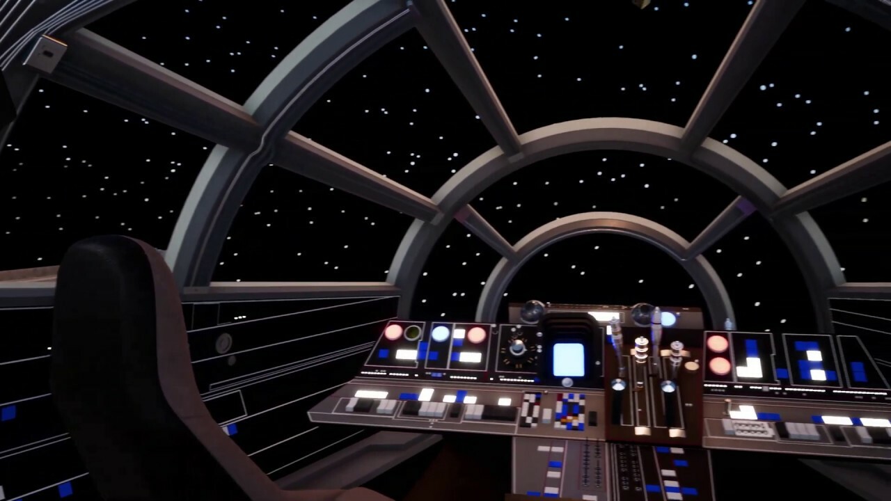 ArtStation Millennium Falcon Cockpit (1977)