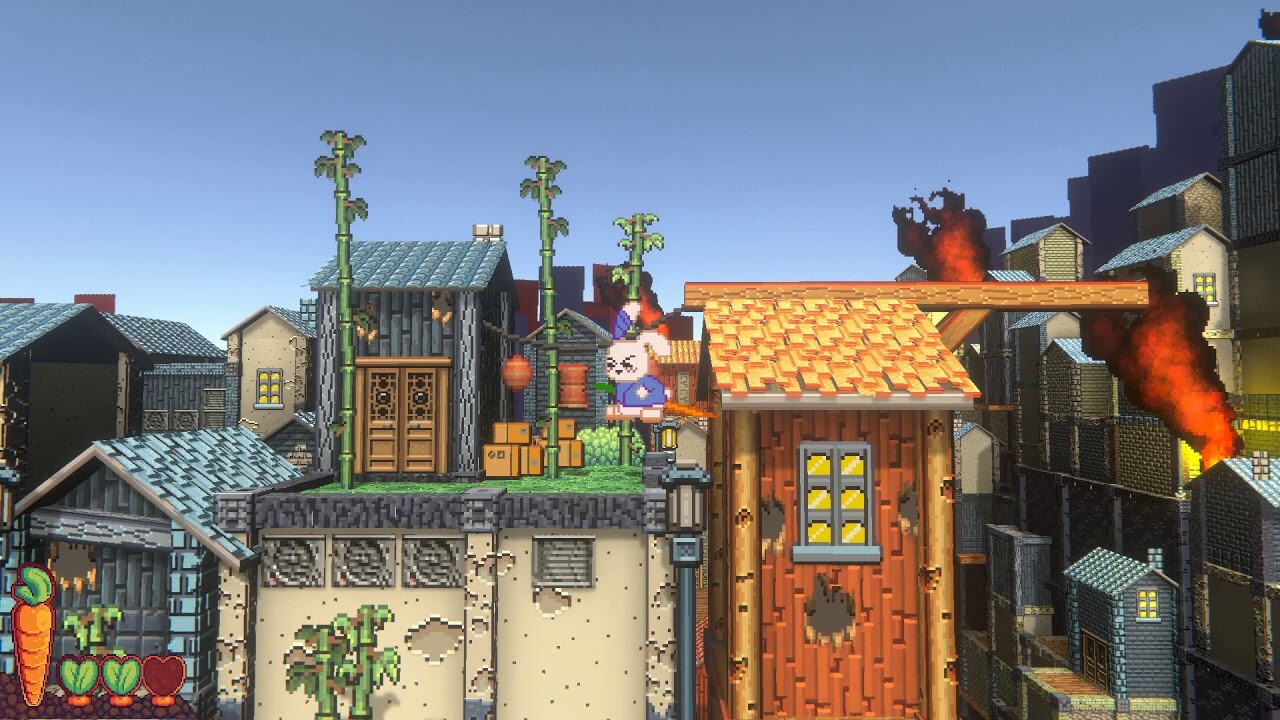 ArtStation - 3D Pixel art Platformer.
