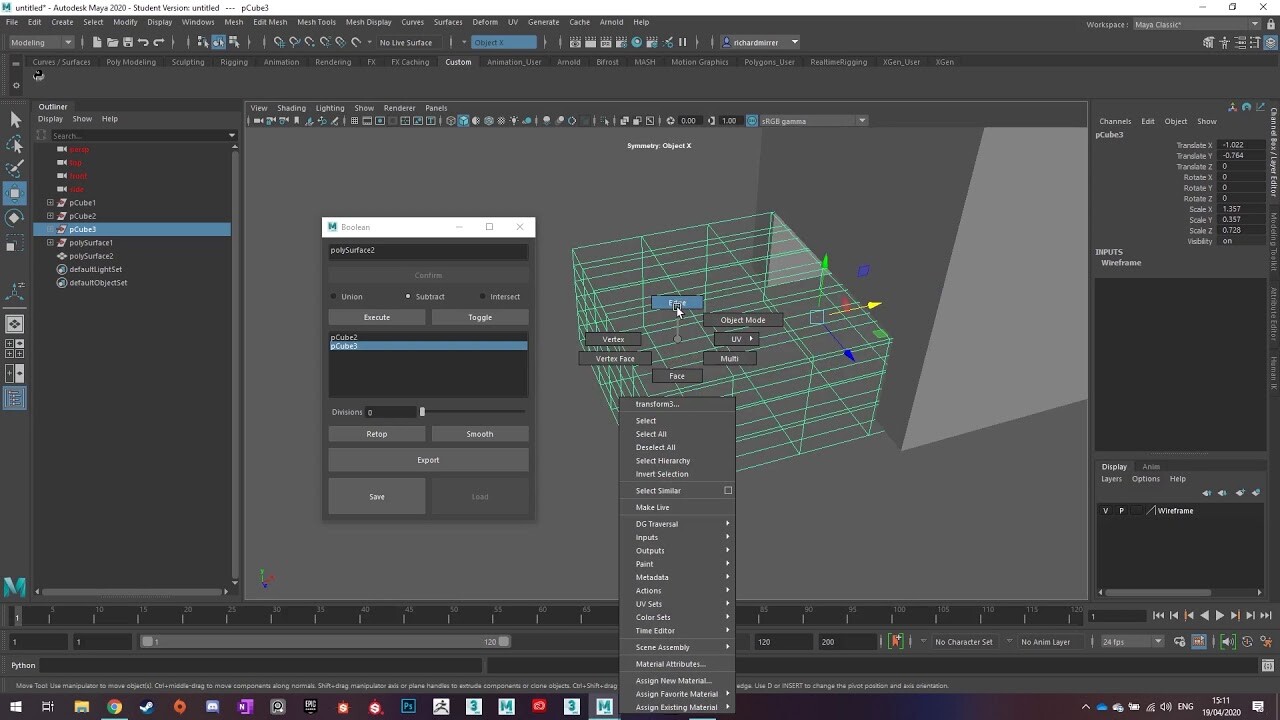 ArtStation Boolean Tool