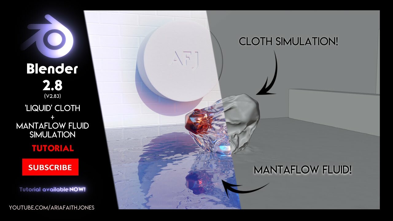 velordnet Lånte Rejsebureau ArtStation - Blender 2.8 | Liquid Cloth + Mantaflow Fluid Simulation |  TUTORIAL