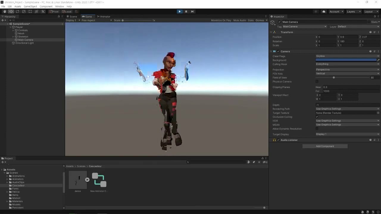 ArtStation - Cascadeur to unity test