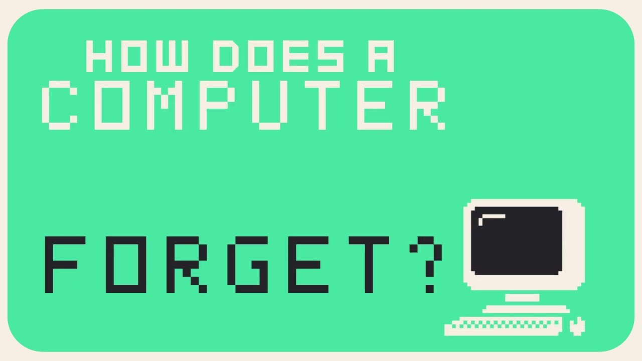 How Does a Computer Forget? - Motion Graphics