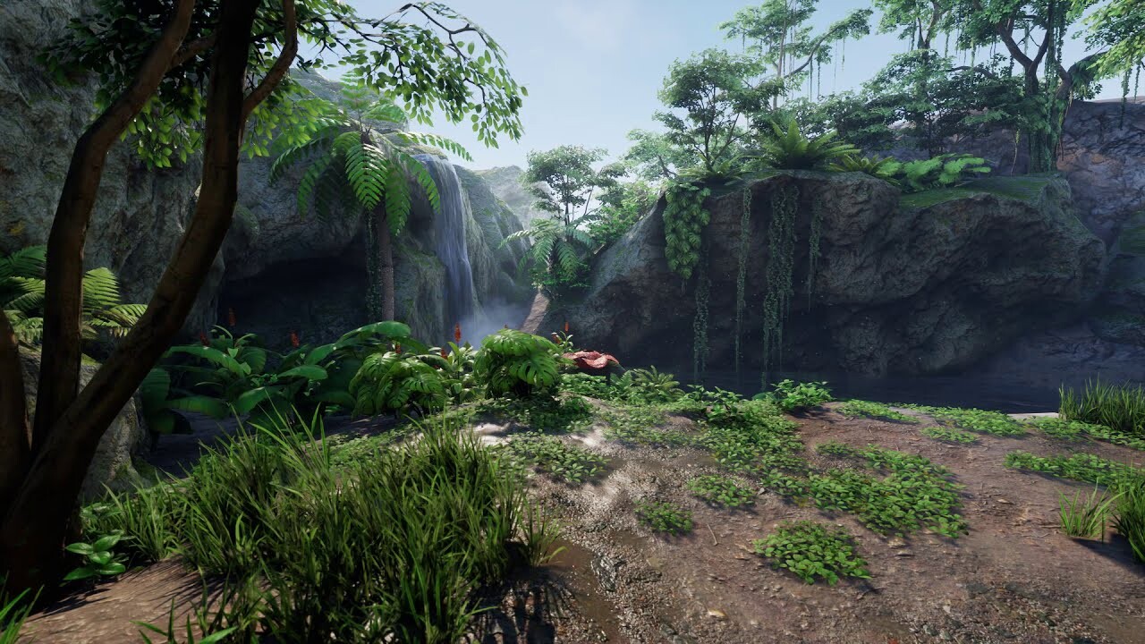 ArtStation - UE4 forest lighting