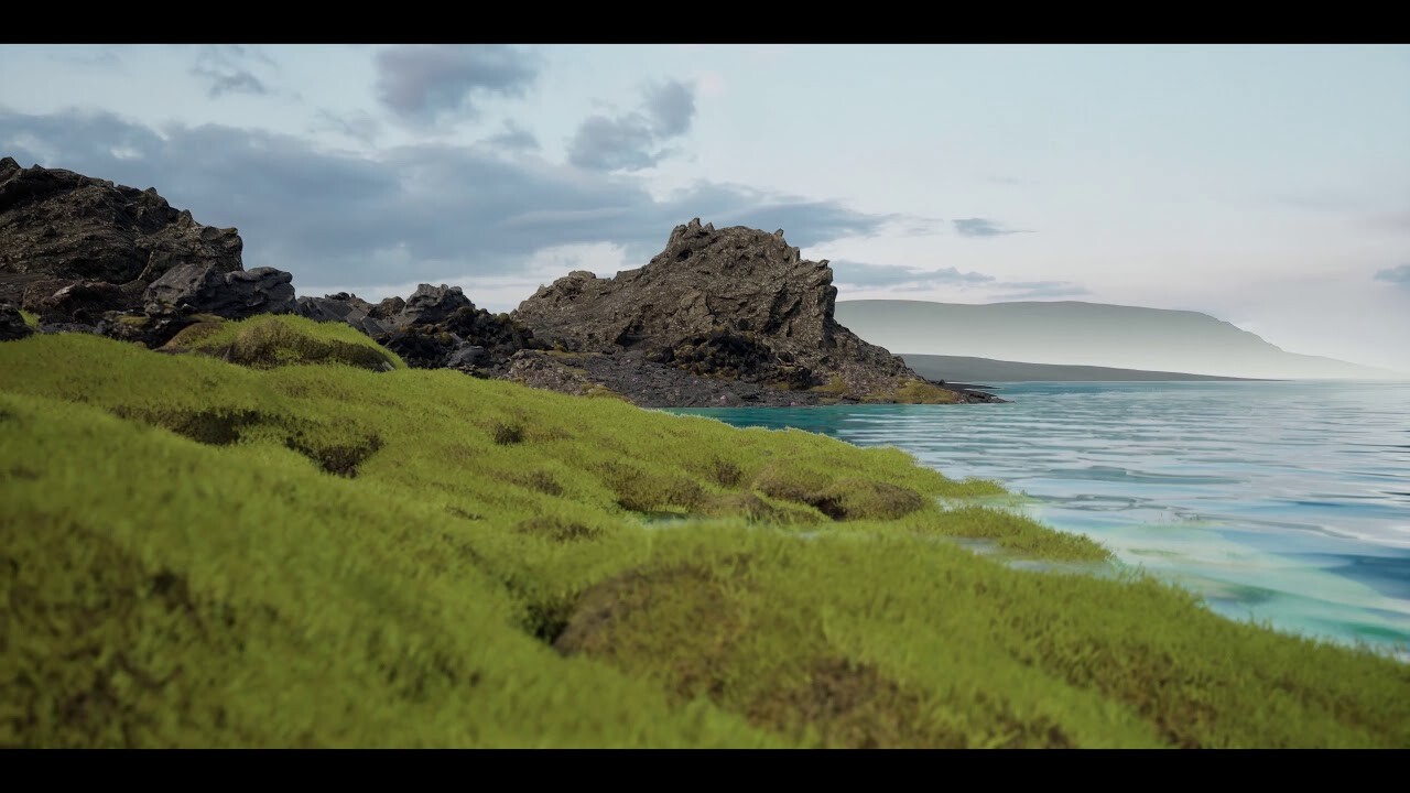 ArtStation - Death Stranding Moss Test Unreal Engine