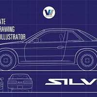 Artstation Toyota Ch R Castrol Version The Create Car Flat Vector From Photos Srattha Nualsate