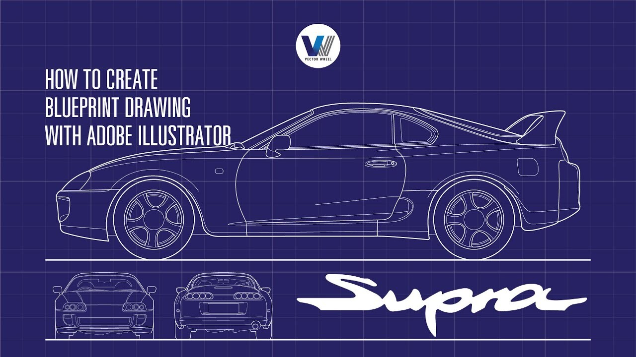 Toyota supra blueprint