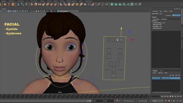 ArtStation - Elsa Character Facial - Rig