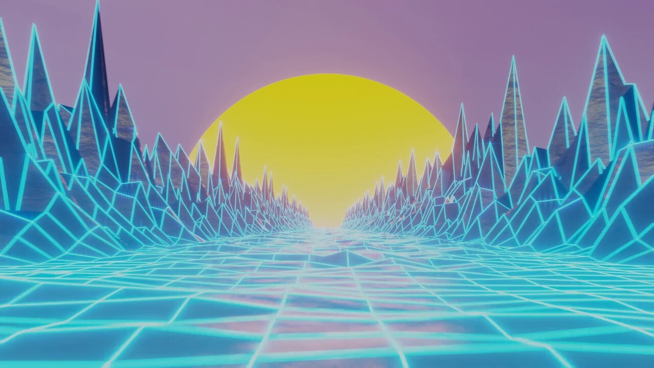 ArtStation - 3D 80's Loop