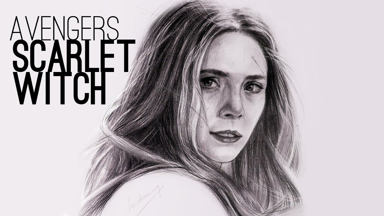 Easy fast Drawing Scarlet Witch | Marvel Cinematic Universe Amino