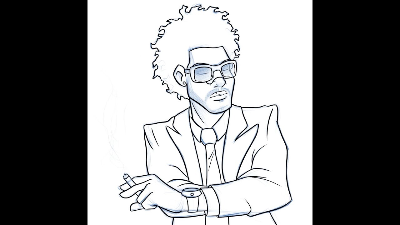 26++ The Weeknd Coloring Page Download