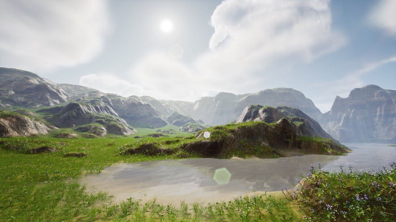 ArtStation - Mountain Lake Landscape - Unreal Engine 4.26