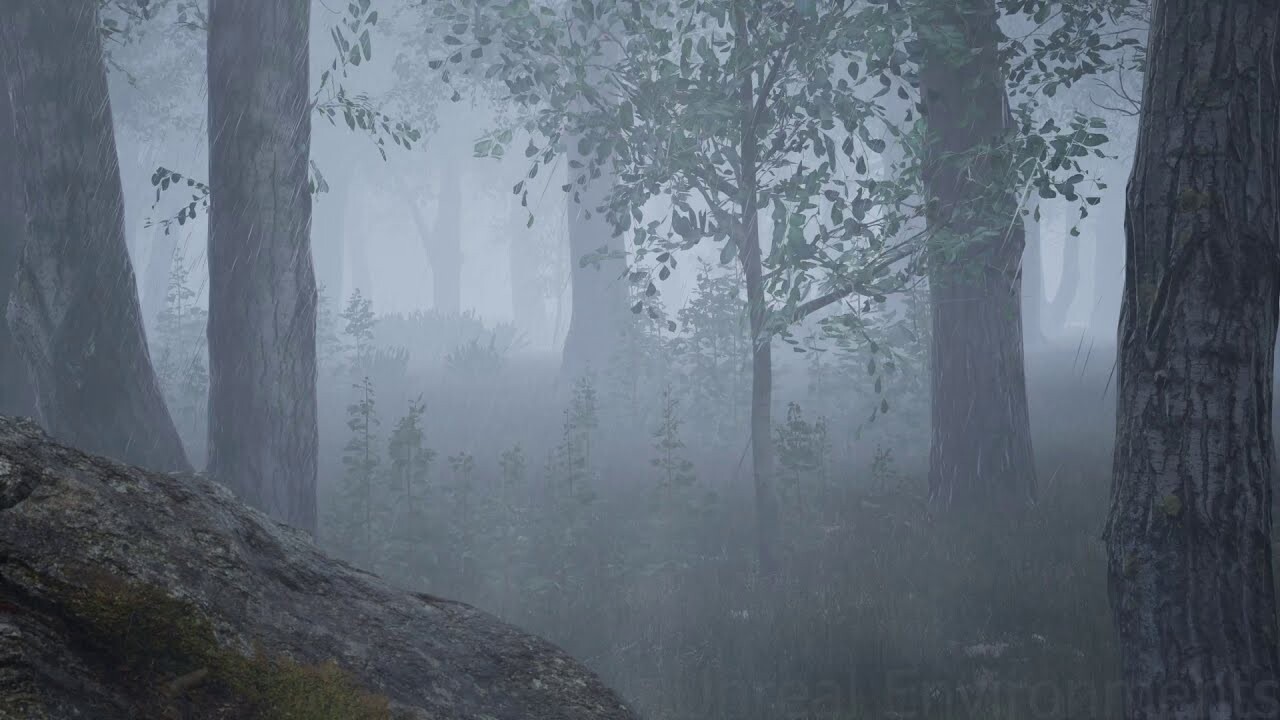 ArtStation - Unreal Engine 4.26 rain test (use headphones for better ...