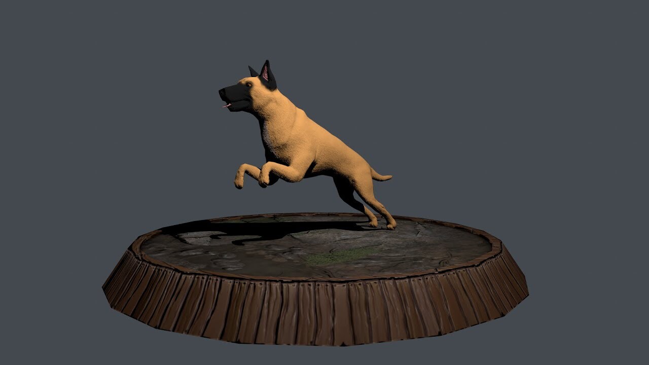 ArtStation - Dog Sculpt