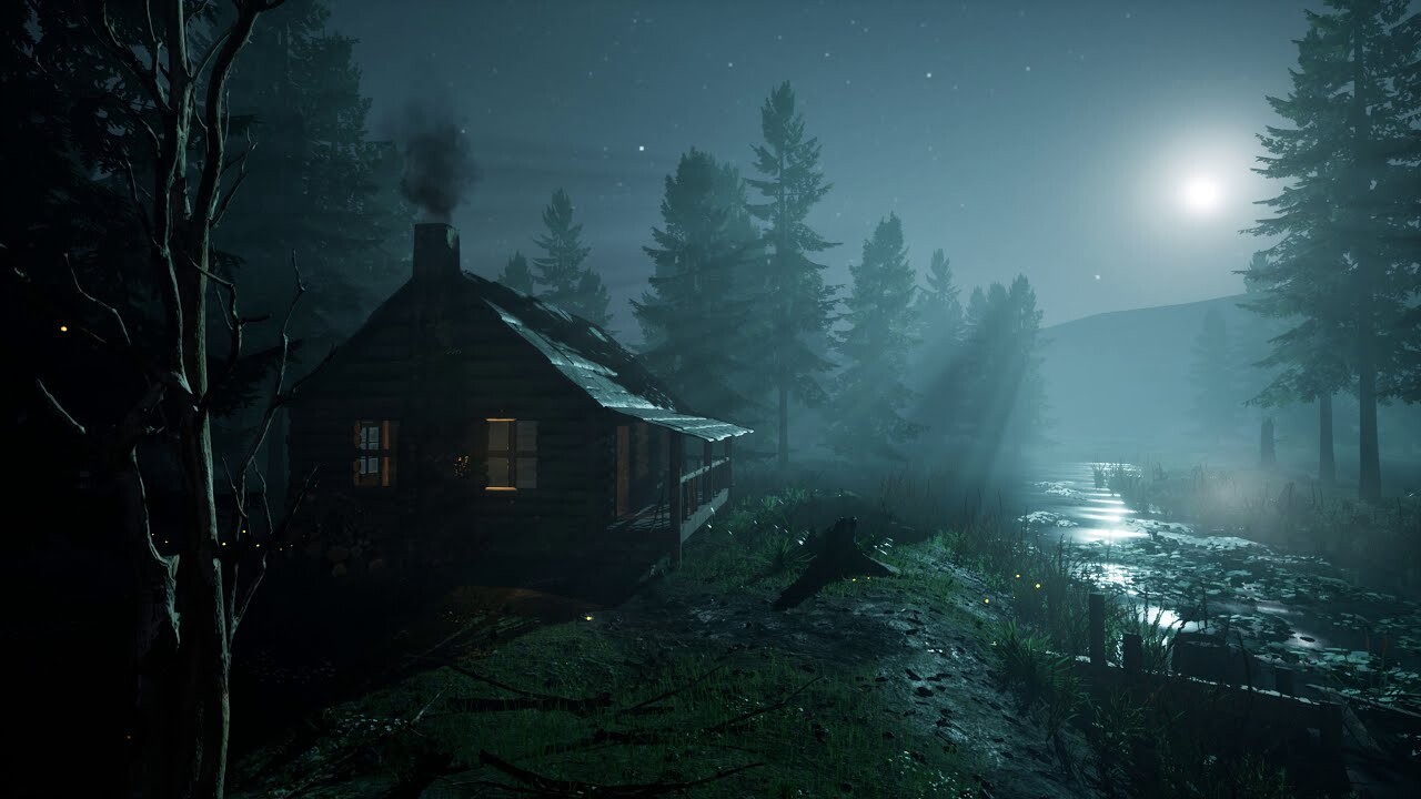 ArtStation - Unreal Engine Dystopian Log Cabin Environment