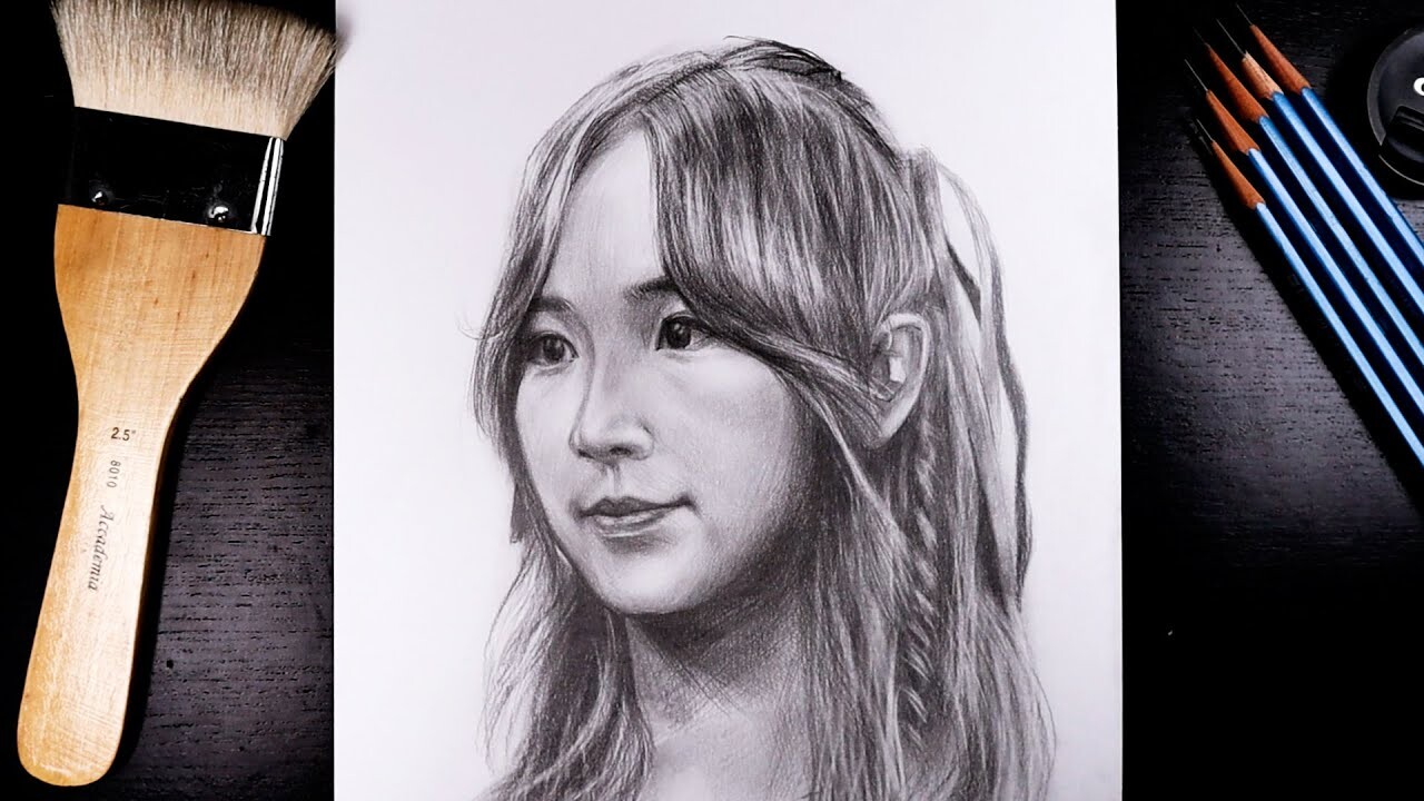 ArtStation - Windy Zhan pencil drawing