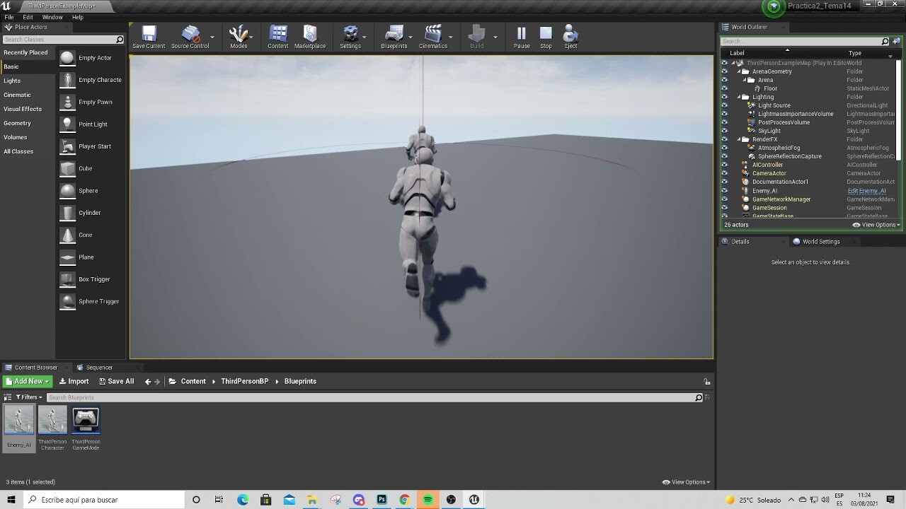 ArtStation - Unreal Engine 4 Project ---- Enemy Run Away System IA