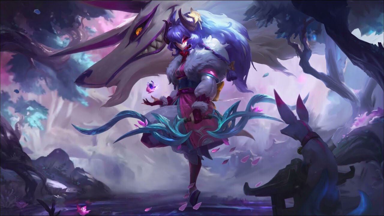 ArtStation - Kindred Spirit Blossom Splash Art Animation - Fanart