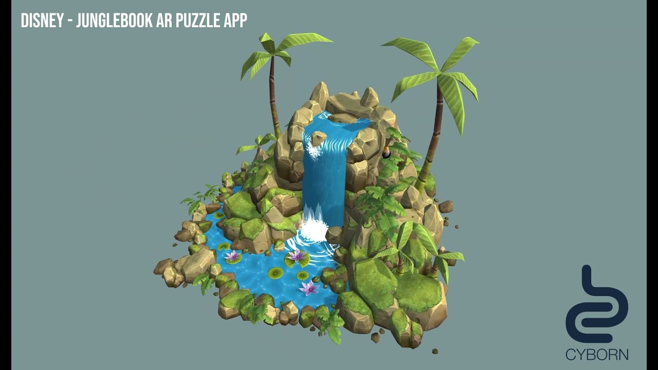 Elias Leonard Disney Jungle Book diorama AR app