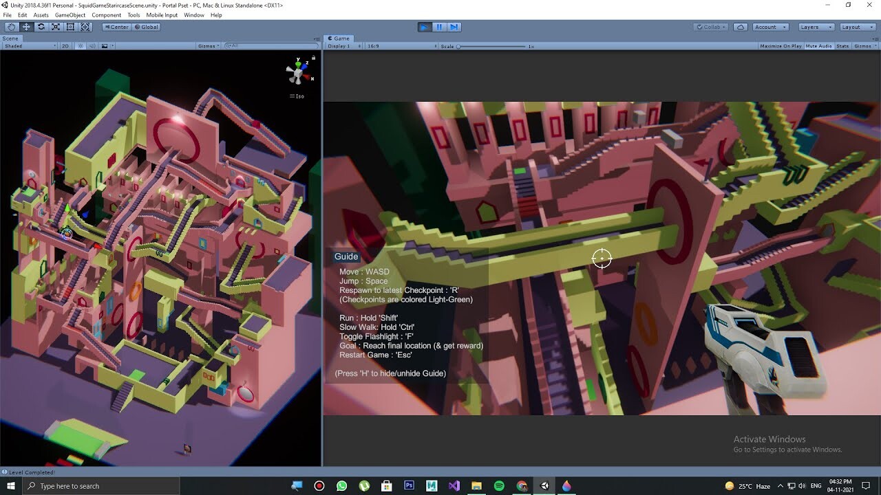 ArtStation - Squid Game Staircase in Unity