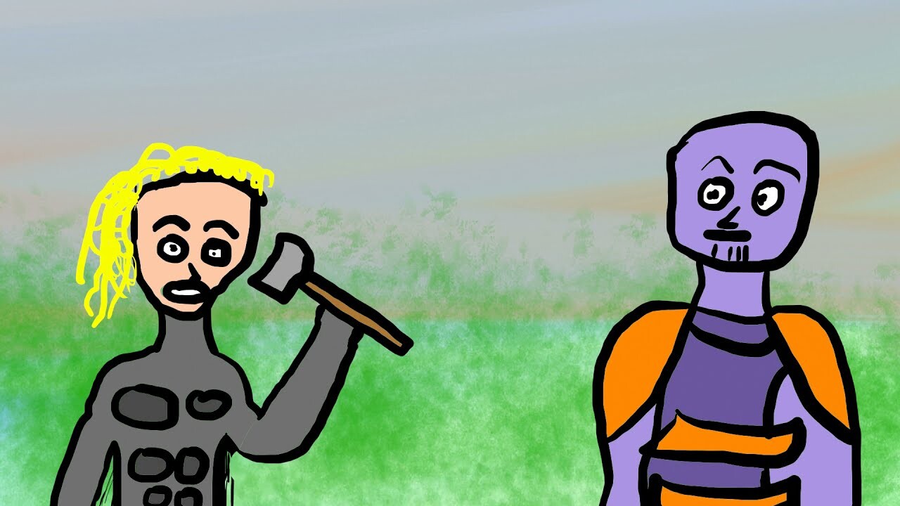 ArtStation - Thor and Thanos 2d animation