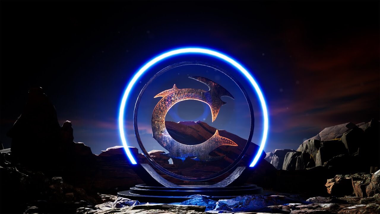 ArtStation I created my own UE5 Editor Splash in UE5 SPEEDART