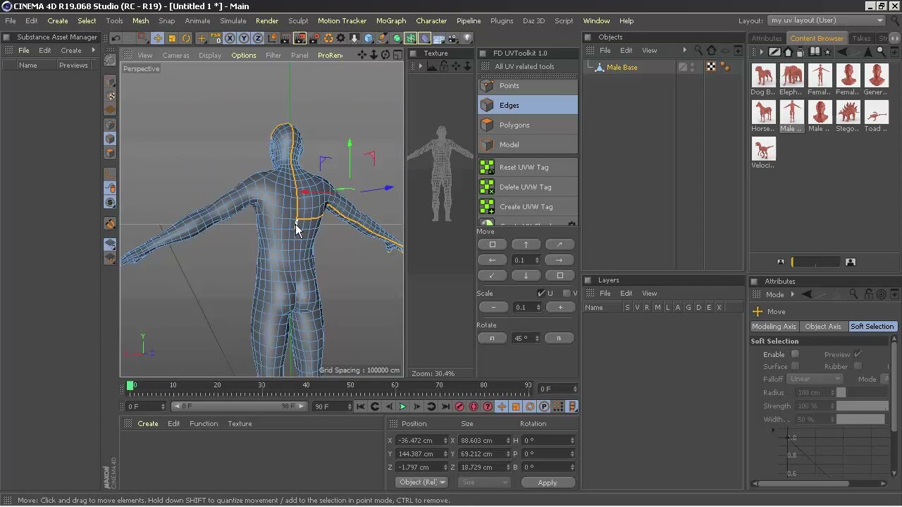 ArtStation - CINEMA 4D UV TOOL