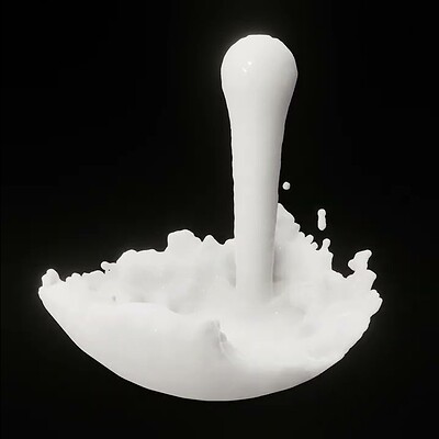 Milk Simulation in Blender
