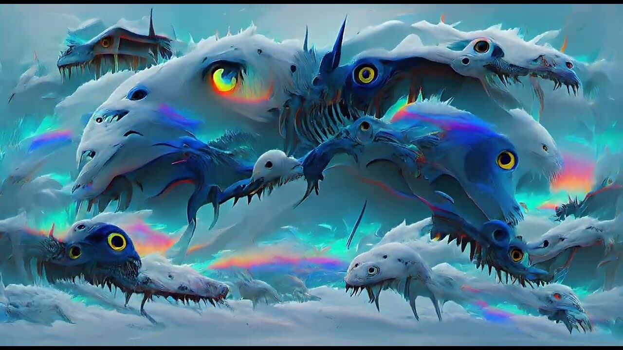 Artificial Nightmares : Wrath Of The Lich King || Pytti VQGAN AI Art Video [4K 60 FPS]
