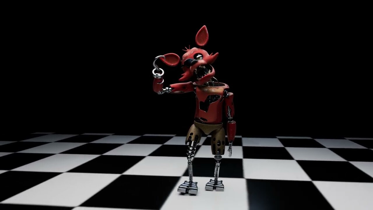 Fixed Withered Foxy Edit! (Original model -->    : r/fivenightsatfreddys