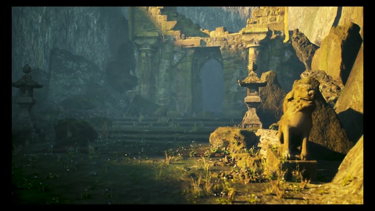 Artstation - Ruins Of A Mountain Temple Unreal Engine 5