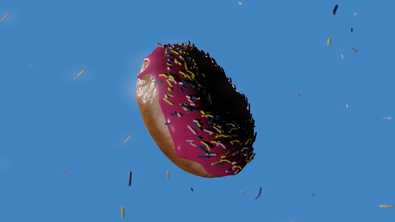 ArtStation - Donut Model, and Animation