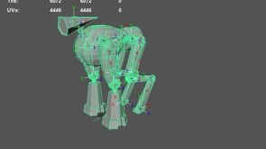 Quadruped Rigging (Momentus) (WIP Model)