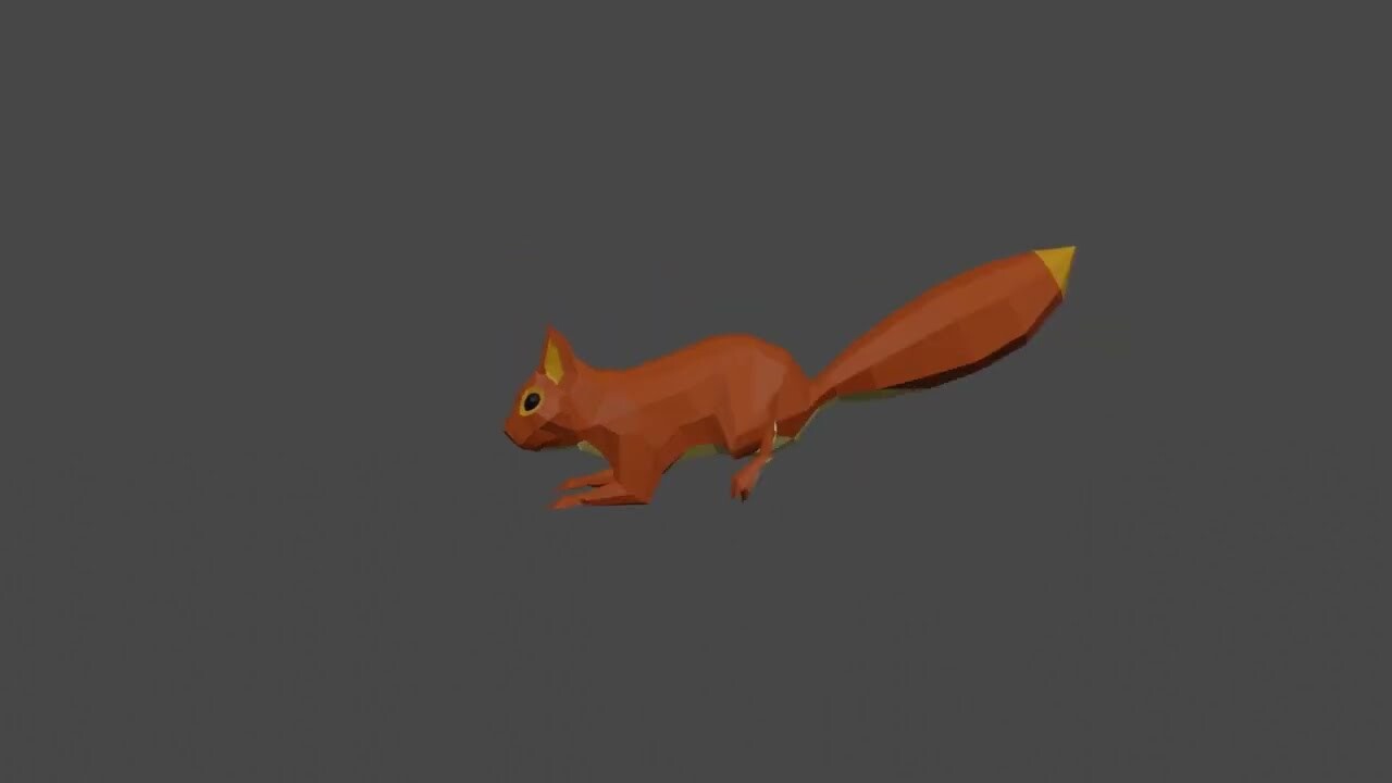 ArtStation - Squirrel Running Animation